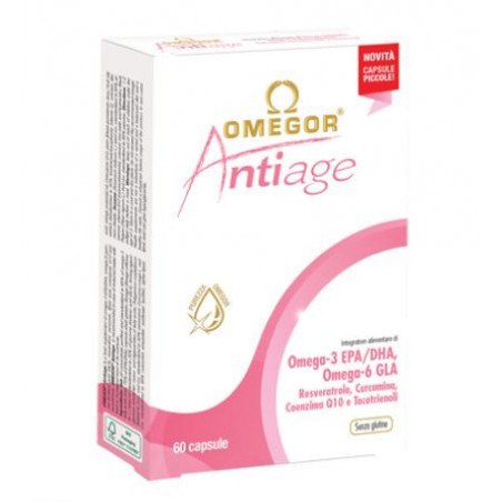 Omega 3 Antiage integratore alimentare con Curcumina, Gluten Free