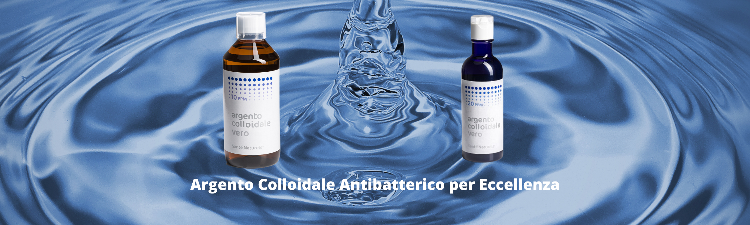 Argento Colloidale Vero Spray 20 ppm -100ml- Antibiotico Naturale Santè  Naturels