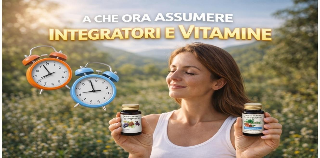 Integratori e Vitamine. A che ora assumerli?